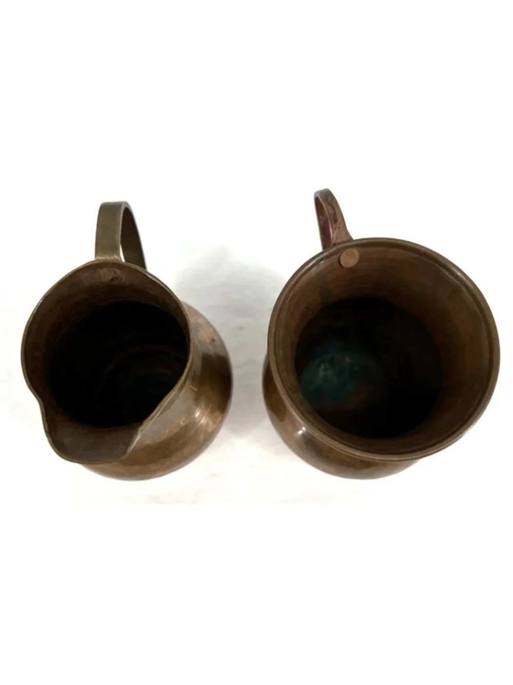 Copper Pitchers Hand Hammered Mini 3-3.5